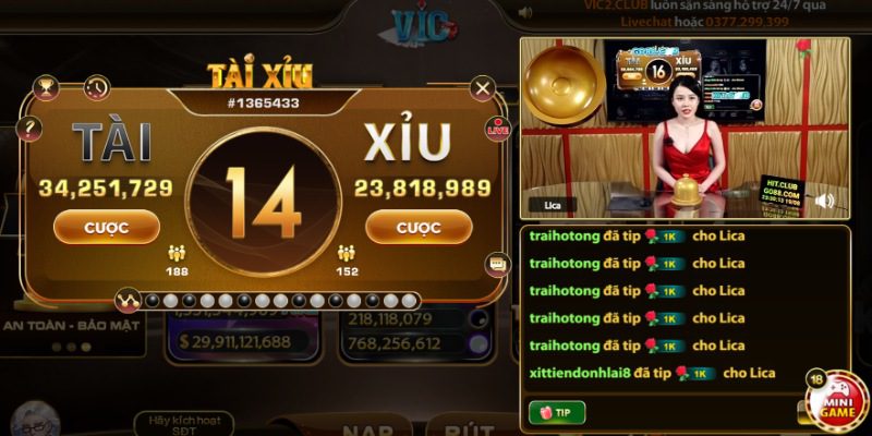 Tài Xỉu Livestream Vic Club Là Gì?